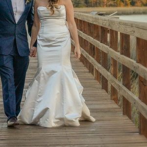 Rivini Silk wedding gown